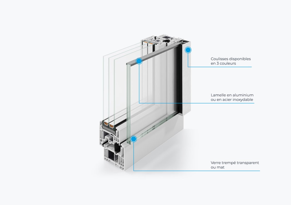 En fixant directement la balustrade au dormant de la fenêtre au moment de la fabrication, vous disposez déjà d'un produit fini.