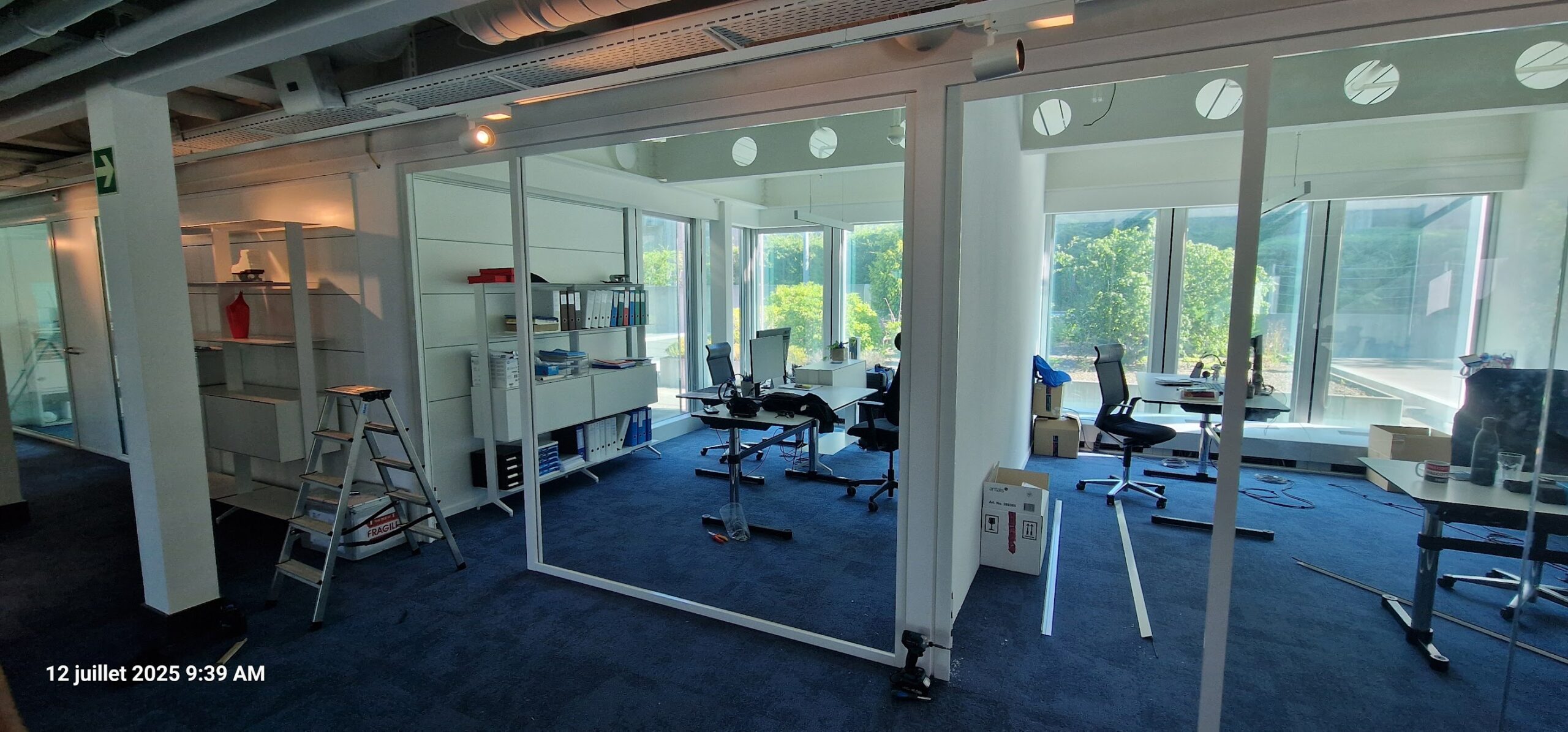 Séparation bureaux Lausanne détail 1